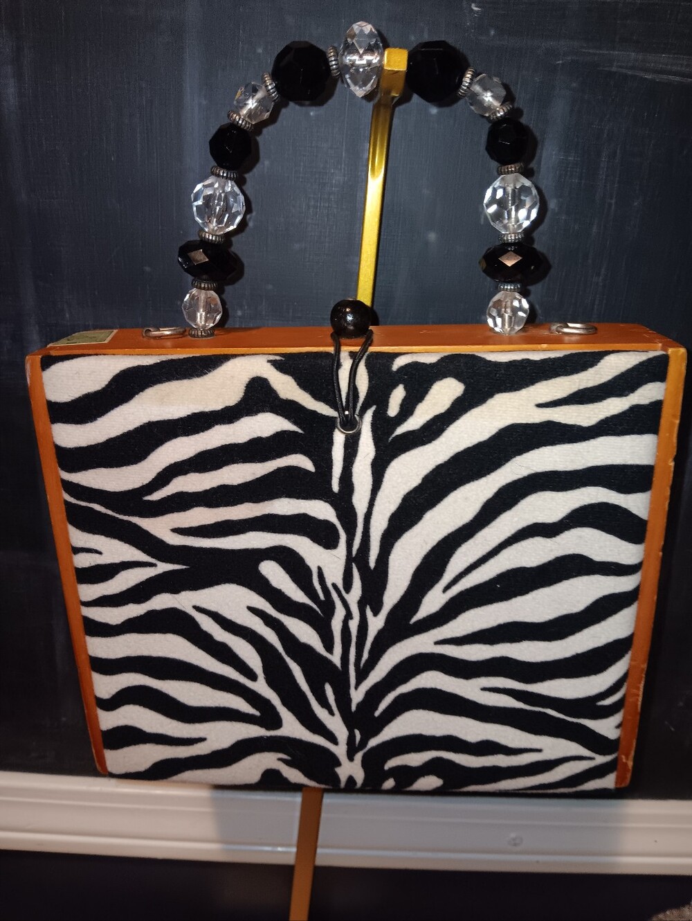Unbranded Zerba Print Cigar Box Bag.